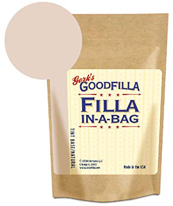GoodFIlla Neutral tintable Base, 4 oz, Wood and Grain Filler Powder, Stainable, Paintable, Sandable, Versatile | Zero Wastee