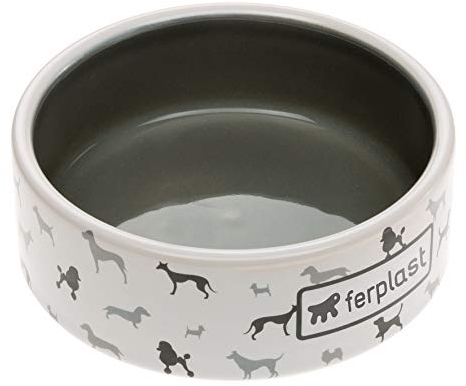 Ferplast Ciotola in Ceramica per Piccoli Cani e Gatti, JUNO MEDIUM, Fantasia Originale