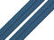 maDDma 1m Falzgummi 20mm Faltgummi elastisches Einfassband Schrägband Saumband Farbwahl, Farbe:graublau