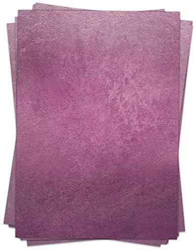 50 Blatt Briefpapier (A4) | Glitzerwand-Look Lila | Motivpapier | edles Design Papier | beidseitig bedruckt | Bastelpapier | 90 g/m²