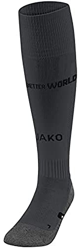JAKO Unisex Stutzenstrumpf World, Asphalt, 43-46