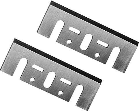82 x 29 x 3mm HSS Planer Blades Replacement Knives Compatible with Makita 1900B DKP180 Also Fits DeWalt DCP580 Ryobi Hitachi Bosch Black and Decker AEG Electric Hand Planers Pack of 2
