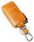 PORRASSO Coque Clé de Voiture Porte-clés de Voiture en Cuir Clé de Voiture Étui Portable Porte Clés Étui Keychain Marron