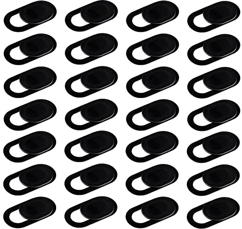 Mesee 50 cover per fotocamera slider, webcam sottile 0,00 cm per MacBook Pro, iMac/Laptop / PC / iPad Pro (nero)