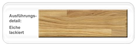 expendio hochwertiger Säulentisch Ataro 1XL ausziehbar Esstisch Massivholz bootsform Säule C X-Form Holztisch Varianten, Holzart:Eiche Natur lackiert, Größe:160(210) x 90 Mittelauszug