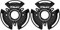 Modeer Pour Tmax 560 Tech Max 2020-2023 Tmax 530 DX/SX 2017-2019 Moto cadre protecteur Slider Stator protection de couverture moteur tmax560 techmax tmax530 dx sx Accessories (Noir)