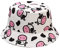 Enodtter Cappello alla pescatora per donne, ragazze, uomini, Testa di mucca con bocca rosa (bianco), Taglia unica