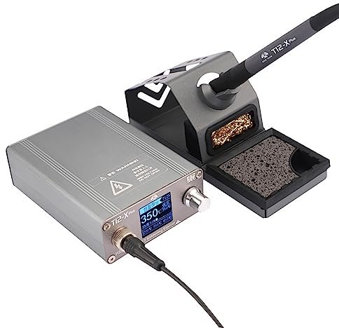 Toplionace T12-X Plus Digitalanzeige Schweißstation für Mobile Reparatur, Intelligente Temperatur Lötplattform BGA Leiterplatten Nacharbeitswerkzeuge (T12-X Plus)