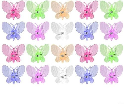 CWOQOCW Schmetterling Kunststoff Pflanze Fix Clips Orchidee Rebe Clips Garten Unterstützung Blumen Clip Verwenden Sie sie als Blumenclips, Gartenclips, Tomatenclips, Bohnen Clips, Tomaten Spalier