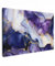 MuchoWow© Leinwand Bilder 90x60 cm Wanddeko Wohnzimmer Aesthetic Room Decor Deko Zimmer Wandbilder Modern Fotogeschenke Marmor - Gold - Abstrakt - Luxus - Lila