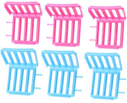 FRCOLOR 6juegos Clips De Rizador De Cabello Herramienta Para Estilos De Cabello Para Crear Ondas y Retro Color Aleatorio