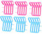FRCOLOR 6juegos Clips De Rizador De Cabello Herramienta Para Estilos De Cabello Para Crear Ondas y Retro Color Aleatorio