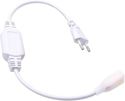 HEGEHE Adaptador de corriente con enchufe UE Para 220V 288,360LEDs/m Tiras de neón COB sin cables (sin barra de luces)