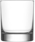 LAV 3X Ada Whisky Glasses Clear Water Juice Cocktail Tumblers 10.75oz