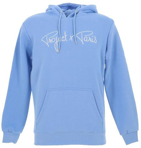 Sweat à Capuche Signature Cashmere Blue L