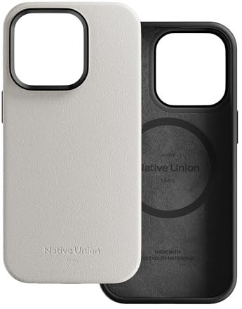 Native Union Active Case – MagSafe Compatible with Built-in Magnets – Rugged Design – Recycled Materials – Ultra-Durable Drop Protection up to 10ft / 3m for iPhone 15 Pro (Sandstone)