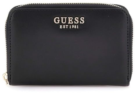 GUESS SWVC8500140BLA LAUREL SLG MEDIUM ZIP AROUND Donna BLACK Taglia Unica