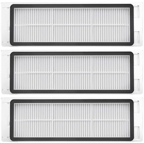 Rrochio Filtro HEPA per Roborock S5 Max, 3 Filtri Ricambi per Robot Aspirapolvere Roborock Q5, S5, S6 Pure, S6 MaxV, E5, E4, E3, Acessori Lavabili di Ricambio Riutilizzabili