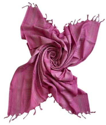 MILSPEC SURPLUS Shemagh Scarf Cotton Arab Head Cover Desert Palestinian Keffiyeh Tactical Army Scarf Hand Made (Plain Light Pink)