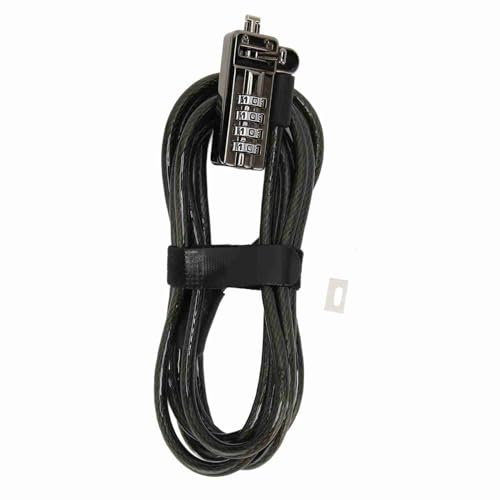 Mtlavishness Laptop Cable Lock Anti Theft Keyless Security Cable With 4 Digit Password For Lenovo And NANO Hole Laptops Ideal For Protecting Electronic Devices In Public Places (Black)