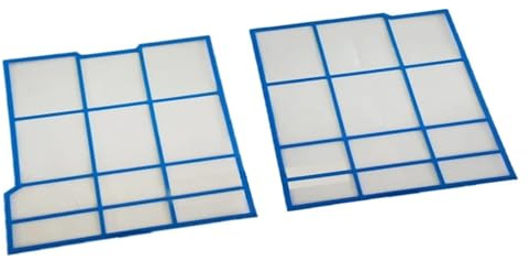 For Hitachi Klimaanlagen-Filterset 31,5 x 29,8 cm links 31,5 x 28,5 cm rechts Kunststoffrahmen-Ersatzfilter