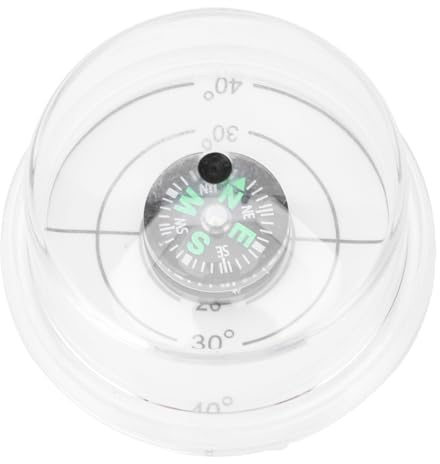 Guide d'angle solaire : tracker d'alignement de boussole transparent, localisateur de position solaire portable | Assistance à l'installation de panneaux photovoltaïques, support pour l'optimisation