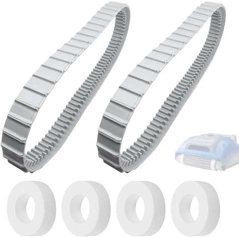 Mocoli Ersatzteile für Dolphin Pool Roboter, 9985006-R2 Track+6101611-R4 Kletterring/3884997-R6 Rolle Abwasser Saugmaschine Ersatzteile Poolreiniger Kit (Stil A)