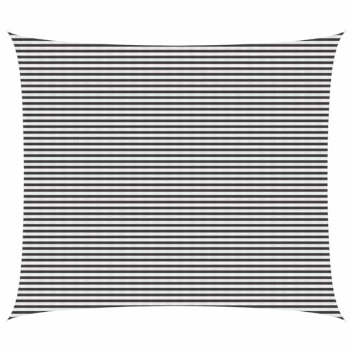 vidaXL Sonnensegel 6 x 8 m HDPE Rechteckig Anthrazit und Weiß