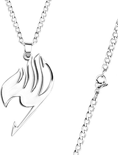 papapanda Halskette für Fairy Tail Silber Legierung Kette
