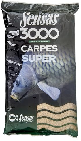 Sensas 3000 Super Carp 1 kg Köder Futtermischung für das Angeln Meer Fluss See