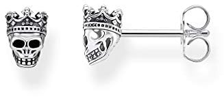 Thomas Sabo Unisex Ohrringe Ohrstecker Totenkopf 925 Sterling Silber H2111-643-11 , 2 Stück (1er Pack)