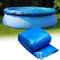 Ostop 305 cm Rund Pool Abdeckplane, Schwimmbad Poolabdeckung,Aufblasbare Easy Set Swimming Pool Cover PE Schutzplane Wasserdicht Staubdicht Winddicht Solarabdeckung,Blau