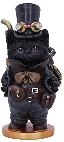 Nemesis Now Steampunk-Figur, Harz, Schwarz, 19,5 cm