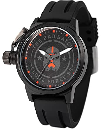 Star Wars Hommes Analogique Quartz Japonais Montre avec Bracelet en Caoutchouc WDS001054