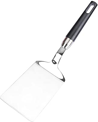 NORHOR Spatule/Grattoir Professionnelle,Spatule en Acier Inoxydable, Accessoires pour Barbecue, Spatule à Hamburger, Spatule à crêpes, Idéale pour Barbecue et Grill à Dessus Plat.