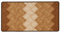 Baroni Home Tappeto Cucina Antiscivolo, Passatoia Decorata Lavabile, 50x100 cm, Beige Rombi