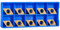 10pcs CNC Hartmetall Einsatzschneider, CNC Fräseinsätze Wendeschneid Drehmaschine Fräseinsätze Drehen Werkzeuge mit Box DCMT11T304-HM YBC251