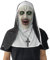 thematys La Maschera da Suora per Feste – Costume Horror Realistico in Lattice di Alta Qualità, Traspirante e Adatto a Tutti | Ideale per Carnevale e Halloween