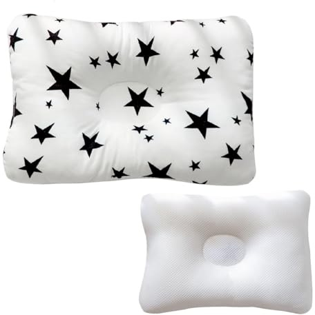 LUXHOUSE Unisex Pillow 13x9x2, Hypoallergenic Airmesh Breathable Cool 100% Cotton, Control Sweat, Ideal for Travel, Small, Car, Travel, MultiFunctual Small Nursery Decor Pillows