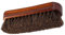 NUOBESTY Wooden Horse Hair Brush for Leather Cleaning Small Curved Design for Polishing Shoes Boots Gentle Bristles for Dirt Removal and Shine for Leather Care
