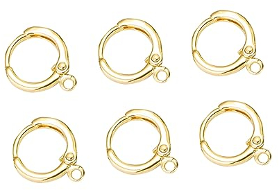 COHEALI 6st Diy Ohrringhaken Zubehör Für Ohrclips Zubehör Für Die Schmuckherstellung Zubehör Für Kupferohrringe Ohrschmuck Selber Machen Metall Bastelbedarf