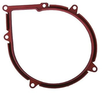 FIGEVIDA Guarnizione Anteriore aspiratore estrattore fumi di stufe a Pellet a 6 Fori in Gomma siliconica di Colore Rosso