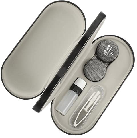 PartyKindom Home Storage: Double Layer Glasses Case Sturdy Scratch-Proof for Outdoor Activities