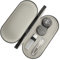 PartyKindom Home Storage: Double Layer Glasses Case Sturdy Scratch-Proof for Outdoor Activities