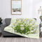 Decke, Edelweiß, Schweizer Bergblumen, warmes Flanell-Fleece, Plüsch, weiche Sofa-Überwurfdecke als Bettdecke/Bettlaken, 150 x 200 cm