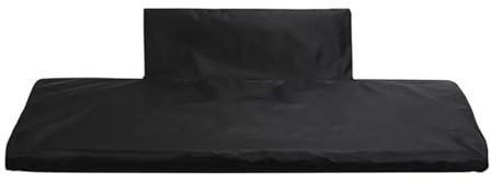 61/88 Key Piano Keyboard Cover Storage Case Music Sheet Stand Dust Cover Electronic Keyboard Dust Cover (Color : Black, Size : 61 keys)