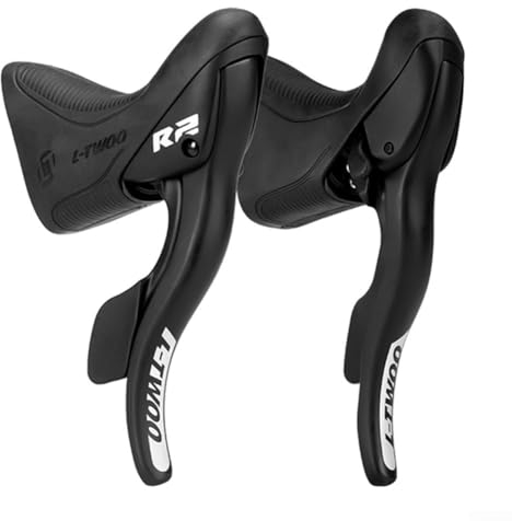 1 Paar Fahrrad-Schalthebel, 2 x 7/2 x 8/2 x 9/2 x 10/2 x 11 Gänge, Mountainbike-Schalthebel, Geschwindigkeitsset, links rechts Bremshebel-Set für Mountainbikes, Citybikes, Rennräder (R2)