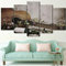 5-Teiliges Wandbild, Musikinstrument Gitarre Kunstdruck Auf Leinwand 5 Aufeinanderfolgende Gemälde Hd Poster Kunst Wanddekoration Moderne Dekoration Für Wohnzimmer Zuhause 175 X 80 Cm -3I2R-Z2F2-