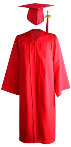Abschluss Talar mit Hut Abschluss Talar Doktorhut und Quaste Abitur 2024 Geschenke Abschlusskleider Absolventenhut für Hochschule Bachelor Akademischer Talar mit Hut Set Abschlussfeier Graduation Robe