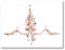 Teweakt Herz Stethoskop EKG Blume medizinische Poster und Drucke Kardiologe Büro Wandkunst Bilder Leinwand Gemälde Dekor Arzt Geschenk(3,A4 21x30 cm No Frame)
